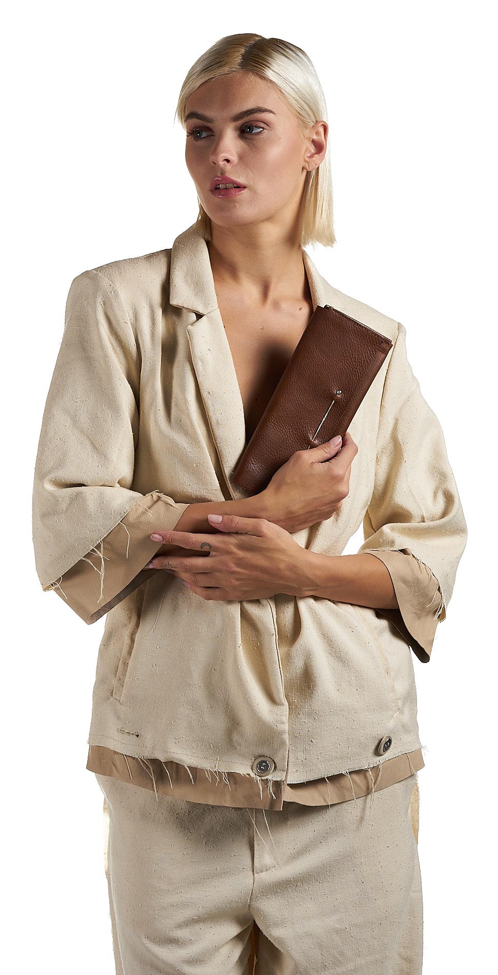 daniele basta leather and silver bags - WEARING